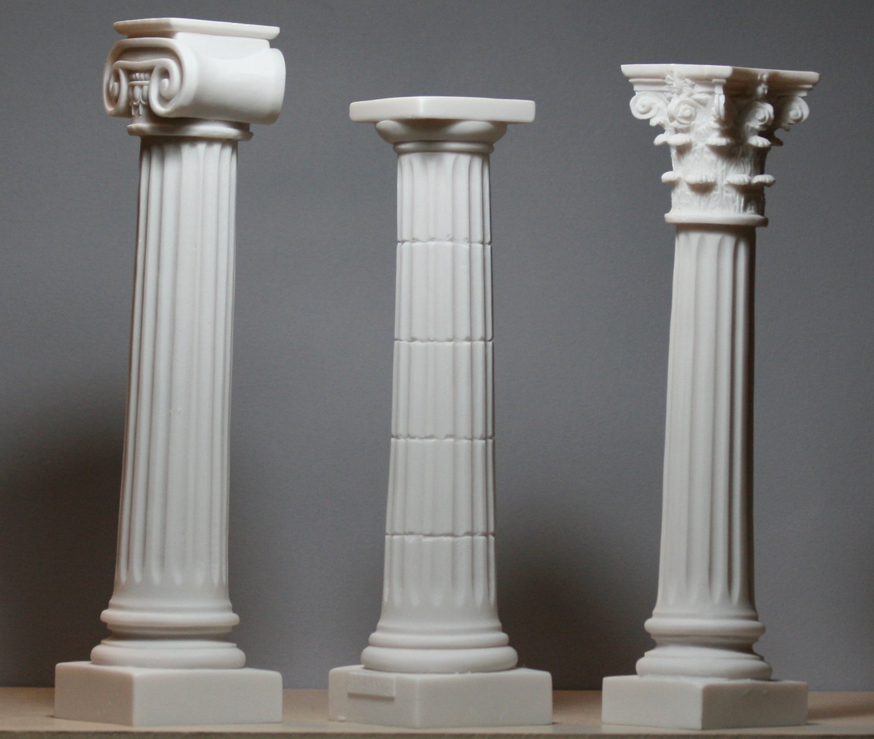 Amazon.co.jp: greekartshop セット 3列 柱 イオニック ドリック